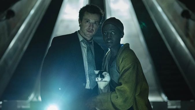 Lupita Nyong'o and Joseph Quinn in A Quiet Place: Day One