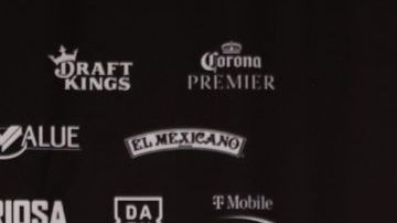 LAS VEGAS, NEVADA - MAY 01: Saul Canelo Alvarez argues with Oscar De La Hoya (R) at the Saul Canelo Alvarez vs. Jaime Munguia final press conference at MGM Grand Hotel & Casino on May 01, 2024 in Las Vegas, Nevada. (Photo by Cris Esqueda/Golden Boy/Getty Images)