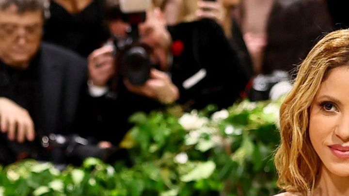 NEW YORK, NEW YORK - MAY 06: Shakira attends The 2024 Met Gala Celebrating "Sleeping Beauties: Reawakening Fashion" at The Metropolitan Museum of Art on May 06, 2024 in New York City. (Photo by Theo Wargo/GA/The Hollywood Reporter via Getty Images)