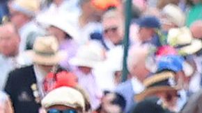 LOUISVILLE, KY - MAY 04: Mystik Dan walks from the backside of the track with Oswaldo Salazar to the paddock before the 150th running of the Kentucky Derby on May 4, 2024, at Churchill Downs in Louisville, Ky. (Photo by Jeff Moreland/Icon Sportswire via Getty Images)