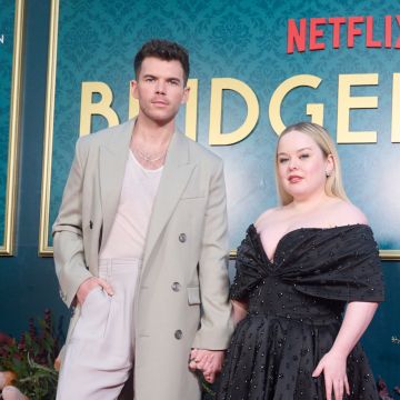 Luke Newton and Nicola Coughlan for Bridgerton season 3