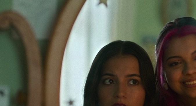 Isabela Merced and Cree in Turtles All the Way Down