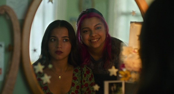 Isabela Merced and Cree in Turtles All the Way Down