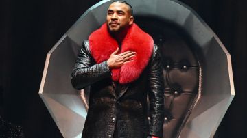 DULUTH, GEORGIA - APRIL 18: Don Omar performs onstage during his "Back To Reggaeton" tour at Gas South Arena on April 18, 2024 in Duluth, Georgia. (Photo by Paras Griffin/Getty Images)