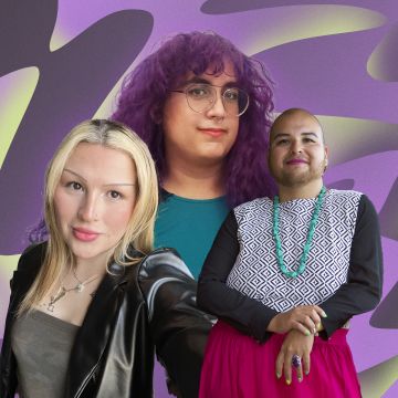 gender euphoria post with three trans Latinas in a collage