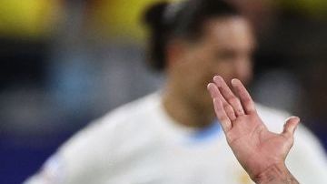 CHARLOTTE, NORTH CAROLINA - JULY 10: Kevin Castaño of Colombia celebrates following the team's victory in the CONMEBOL Copa America 2024 semifinal match between Uruguay and Colombia at Bank of America Stadium on July 10, 2024 in Charlotte, North Carolina. (Photo by Jared C. Tilton/Getty Images)