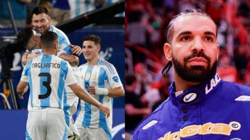 Argentina and Drake collage