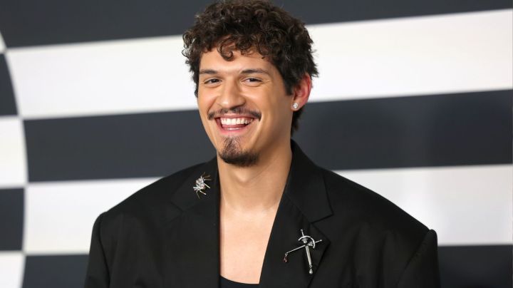 HOLLYWOOD, CALIFORNIA - FEBRUARY 02: Omar Apollo attends the Warner Music Group Pre-Grammy Party at Hollywood Athletic Club on February 02, 2023 in Hollywood, California. (Photo by Phillip Faraone/Getty Images for Warner Music)