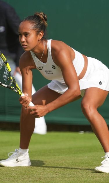 Leylah Fernandez at Wimbledon