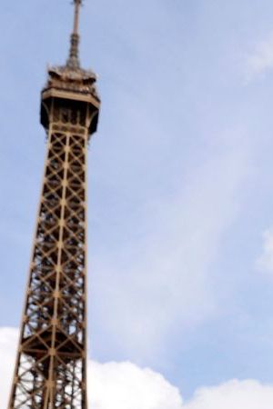 PARIS, FRANCE - JUNE 17: The Paris 2024 logo is displayed near the Eiffel Tower before the start of the Paris 2024 Olympic and Paralympic Games on June 17, 2024 in Paris, France. The city is gearing up to host the XXXIII Olympic Summer Games, from 26 July to 11 August. (Photo by Chesnot/Getty Images)