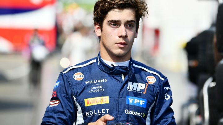 SPIELBERG, AUSTRIA - JUNE 28: Franco Colapinto of Argentina and MP Motorsport (12) looks on in the Paddock during qualifying ahead of Round 7 Spielberg of the Formula 2 Championship at Red Bull Ring on June 28, 2024 in Spielberg, Austria. (Photo by James Sutton - Formula 1/Formula Motorsport Limited via Getty Images)
