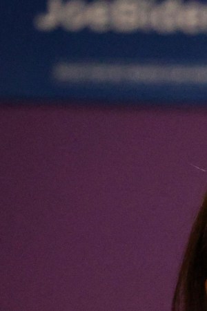 Biden-Harris 2024 Campaign Manager Julie Chavez Rodriguez speaks during a Biden-Harris 2024 campaign press conference on MAGA extremism ahead of a rally in Hialeah in support of former President Donald Trump and the third Republican Primary Debate, in Miami, Florida, on November 7, 2023. (Photo by Marco BELLO / AFP) (Photo by MARCO BELLO/AFP via Getty Images)