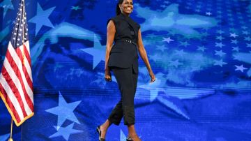 CHICAGO, ILLINOIS - AUGUST 20: Former first lady Michelle Obama walks on stage to speak during day 2 of the Democratic National Convention at the United Center on August 20, 2024 in Chicago, Ill. (Photo by Ricky Carioti/The Washington Post via Getty Images)