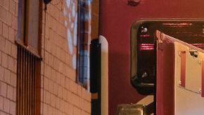 Episode 1. Joaquín Cosío, Diego Calva, Sergio Bautista and Renata Vaca in "Midnight Family," premiering September 25, 2024 on Apple TV+.