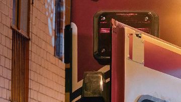 Episode 1. Joaquín Cosío, Diego Calva, Sergio Bautista and Renata Vaca in "Midnight Family," premiering September 25, 2024 on Apple TV+.