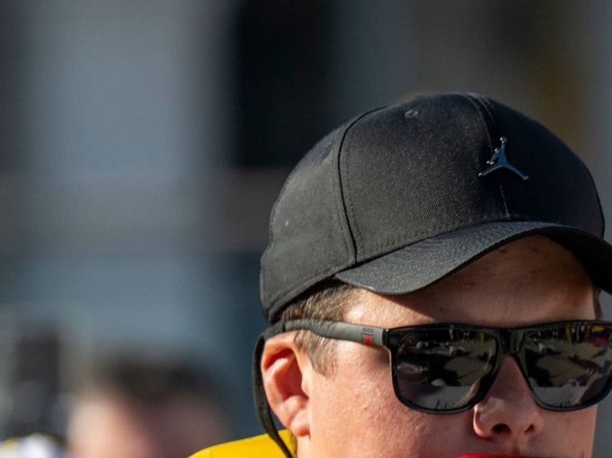 Demonstrators are seen holding banners and Venezuelan flags during a rally in Praca de Comercio in Lisbon, Portugal, on August 04, 2024. Venezuelans and supporters of Maria Corina Machado are rallying in the center of Lisbon to reject the electoral fraud of the last presidential elections, where the current president Nicolas Maduro Moros was re-elected. The demonstration is also aimed at supporting the freedom of Venezuela. (Photo by Jorge Mantilla/NurPhoto via Getty Images)