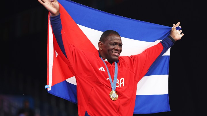 Mijaín López at the 2024 Paris Olympics