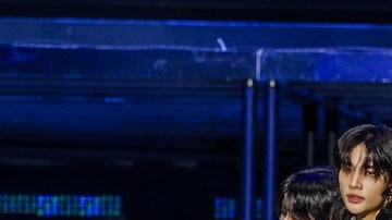 CHICAGO, ILLINOIS - AUGUST 02: Stray Kids perform during Lollapalooza at Grant Park on August 02, 2024 in Chicago, Illinois. (Photo by Josh Brasted/FilmMagic)