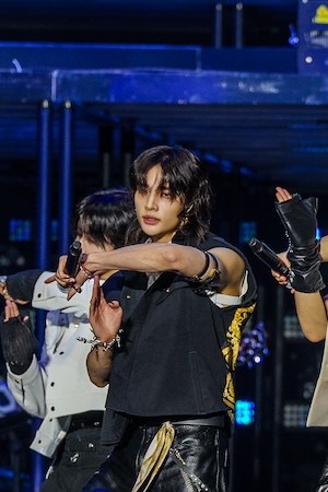 CHICAGO, ILLINOIS - AUGUST 02: Stray Kids perform during Lollapalooza at Grant Park on August 02, 2024 in Chicago, Illinois. (Photo by Josh Brasted/FilmMagic)