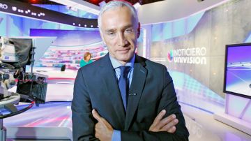 MIAMI, FL - FEBRUARY 6: Journalist, Jorge Ramos Ávalos, anchor for "Noticiero Univision" and host of the Sunday morning news talk show "Al Punto" at Univision TV Studios in Doral, Miami, on Wednesday February 6, 2013. ABC News and Univision News Multiplatform News and Lifestyle Network for U.S. Hispanics, based in Miami, Florida. (Photo by Alexia Fodere For The Washington Post via Getty Images)