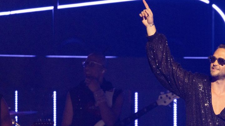 AUSTIN, TEXAS - OCTOBER 01: Christopher von Uckermann of RBD performs in concert during the "Soy Rebelde Tour" at Moody Center on October 01, 2023 in Austin, Texas. (Photo by Rick Kern/Getty Images)