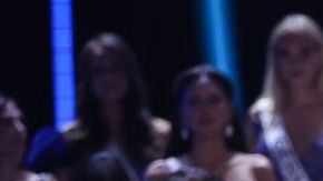 SAN SALVADOR, EL SALVADOR - NOVEMBER 18: (L - R) Miss Thailand Anntonia Porsild, Miss Australia Moraya Wilson and Miss Nicaragua Sheynnis Palacios line up during the 72nd Miss Universe Competition at Gimnasio Nacional José Adolfo Pineda on November 18, 2023 in San Salvador, El Salvador. (Photo by Hector Vivas/Getty Images)