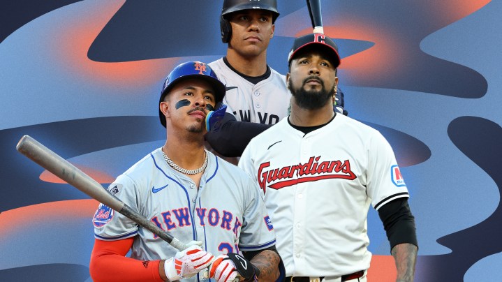 Juan Soto, Mark Vientos, and Emmanuel Clase for a Latino MLB players list