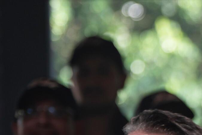 La Maquina -- “A Little Play”- Episode 101 -- When aging boxer Esteban “La Máquina” Osuna loses a pivotal match, his manager tries to revitalize his career by setting up a rematch. Sixto (Jorge Perugorría), Andy Lujan (Diego Luna), Esteban Osuna (Gael García Bernal), Viejo Comisionada Del Boxeo (Fermín Martínez), and Protasio (Mercito Gesta), shown. (Photo by: Cristian Salvatierra/Hulu)