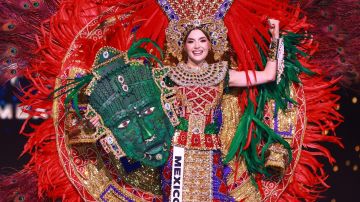 MEXICO CITY, MEXICO - NOVEMBER 14: Miss Mexico Maria Fernanda Beltran participates in the The 73rd Miss Universe 2024 Competition - Preliminary Competition at Arena Ciudad de Mexico on November 14, 2024 in Mexico City, Mexico. (Photo by Hector Vivas/Getty Images)