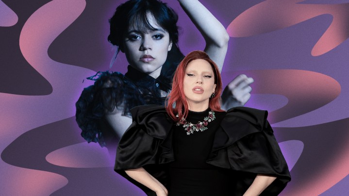 Lady Gaga and Jenna Ortega as Wednesday Addams