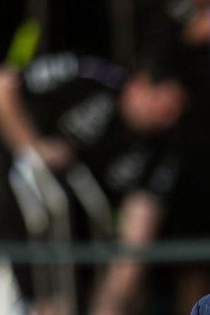Sergio Pérez of Red Bull Racing RB20 poses for a portrait during the F1 Grand Prix of Abu Dhabi at Yas Marina Circuit in Abu Dhabi, United Arab Emirates, on December 5, 2024. (Photo by Gongora/NurPhoto via Getty Images)