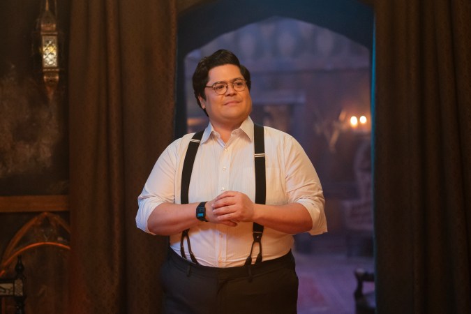 “WHAT WE DO IN THE SHADOWS” -- “The Promotion” -- Season 6, Episode 10 (Airs Dec 9) — Pictured: Harvey Guillén as Guillermo. CR: Russ Martin/FX