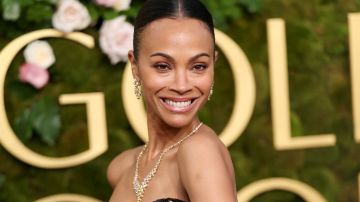 BEVERLY HILLS, CALIFORNIA - JANUARY 05: Zoe Saldana attends the 82nd Annual Golden Globe Awards at The Beverly Hilton on January 05, 2025 in Beverly Hills, California. (Photo by Matt Winkelmeyer/WireImage)