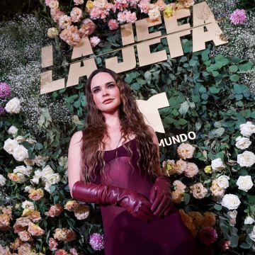 Fabiola Guajardo for La Jefa premiere event in Mexico