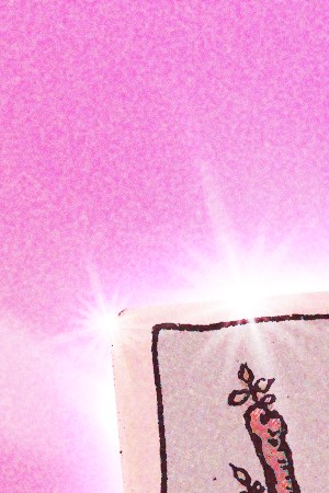 collage for April tarot reading