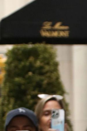 Colman Domingo departs The Carlyle Hotel prior to attending The Metropolitan Museum of Art's Costume Institute benefit gala celebrating the opening of "Superfine: Tailoring Black Style" on Monday, May 5, 2025, in New York. (Photo by Andy Kropa/Invision/AP)