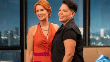 Cynthia Nixon and Sara Ramirez in And Just Like That Season 2