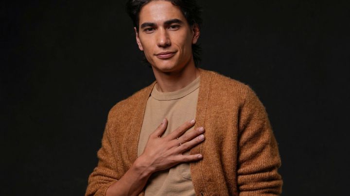 Actor Enzo Vogrincic poses for a portrait to promote the film "Society of the Snow" on Friday, Oct. 27, 2023, in Los Angeles. (AP Photo/Ashley Landis)