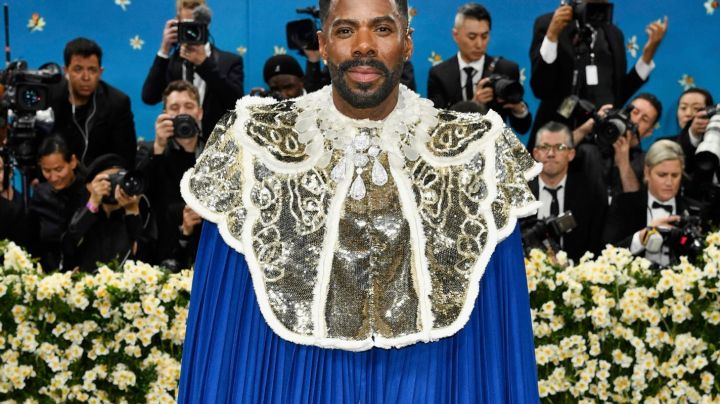 Colman Domingo attends The Metropolitan Museum of Art's Costume Institute benefit gala celebrating the opening of the "Superfine: Tailoring Black Style" exhibition on Monday, May 5, 2025, in New York. (Photo by Evan Agostini/Invision/AP)