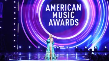 Jennifer Lopez onstage at the 2025 American Music Awards