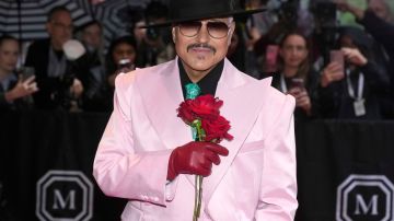 Willy Chavarria departs The Mark Hotel prior to attending The Metropolitan Museum of Art's Costume Institute benefit gala celebrating the opening of "Superfine: Tailoring Black Style" on Monday, May 5, 2025, in New York. (Photo by Charles Sykes/Invision/AP)