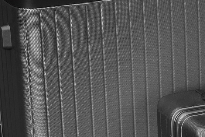 Carl Friedrik Carry-on X inside look of the laptop zip up space at the front of the carry-on