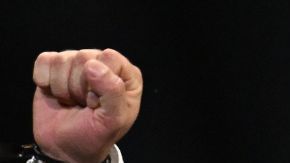 CHICAGO, ILLINOIS - JUNE 16: (L-R) Stephen Alonso and Edrick Colon winners of the Best New Bar award speak on stage during the 2025 James Beard Restaurant and Chef Awards on June 16, 2025 in Chicago, Illinois. (Photo by Daniel Boczarski/Getty Images for James Beard Foundation)