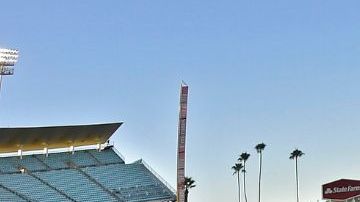 Members of the Los Angeles Dodgers practice for Game 1 of the NLDS baseball game against the Washington Nationals Wednesday, Oct. 2, 2019, in Los Angeles. (AP Photo/Mark J. Terrill)