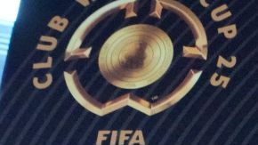 The FIFA Club World Cup soccer trophy is displayed for public viewing Friday, May 16, 2025, in Nashville, Tenn. The soccer trophy was displayed in Nashville as part of a tour before this summer's soccer tournament kicks off, with Nashville hosting three matches.(AP Photo/Mark Humphrey)