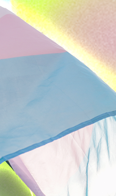 Mariah waves a trans pride flag during a pro-transgender rights protest outside of Seattle Children's Hospital after the institution postponed some gender-affirming surgeries for minors following an executive order by President Donald Trump, Sunday, Feb. 9, 2025, in Seattle. (AP Photo/Lindsey Wasson)