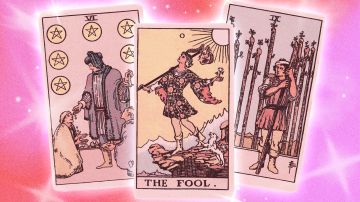 June Tarot Card reading collage
