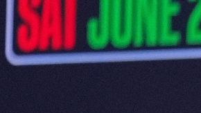 Boxers Cesar Chavez Jr,, left, smiles towards his father Julio Cesar Chavez, Mexico's former world champion, during a boxing news conference at the Avalon Hollywood Theatre in Los Angeles, Wednesday, May 14, 2025. (AP Photo/Damian Dovarganes)