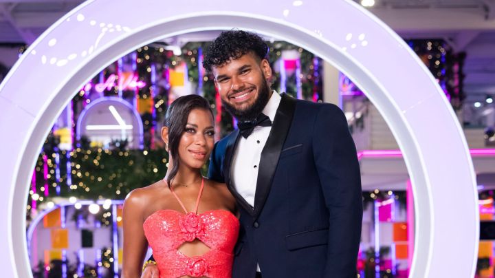 Amaya and Bryan in Love Island USA Season 7