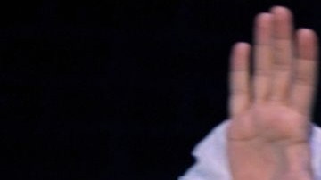 Lin-Manuel Miranda is Alexander Hamilton and Phillipa Soo is Eliza Hamilton in HAMILTON, the filmed version of the original Broadway production.